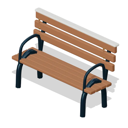 Snow-capped Park Bench (Storybook Christmas Market)