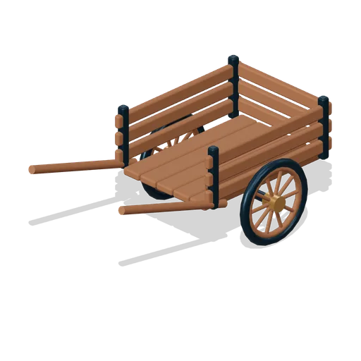 Spoked Market Handcart (Storybook Christmas Market)