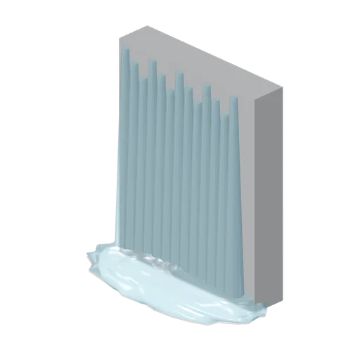 Frozen waterfall (Alpine and Arctic Biomes)