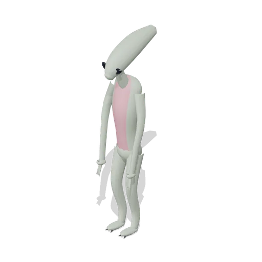 Elder Xeno with Elongated Cranium (Xeno Species and Alien Creatures)