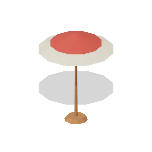 Striped sun parasol (Turning Seasons)