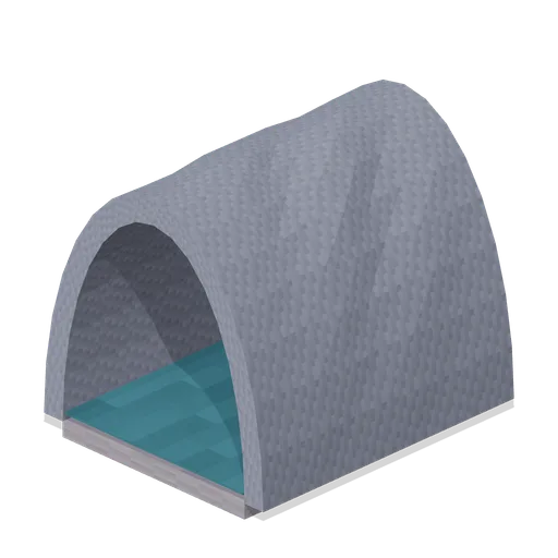 Flooded cave tunnel (Cave and Crystal Networks)