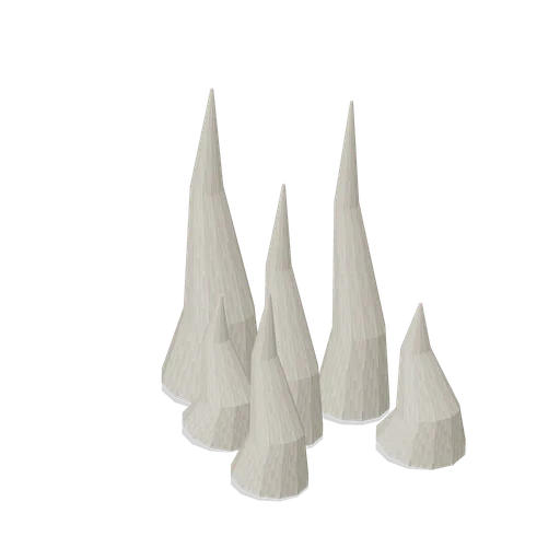 Medium stalagmite cluster (Cave and Crystal Networks)