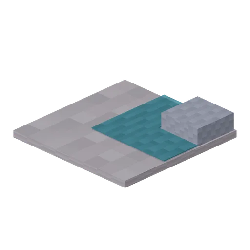 Cave stream bend (Cave and Crystal Networks)