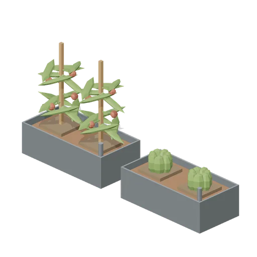 Canonical Crop Growing Beds (Survival Greenhouse and Irrigation)