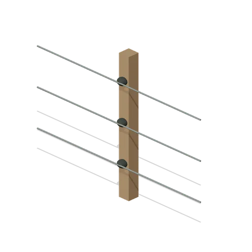 electric wire post (Zoo and Safari Park Builder)
