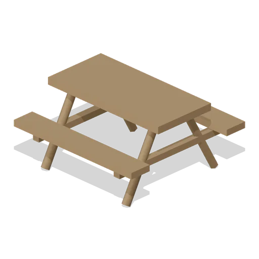 picnic table (Zoo and Safari Park Builder)