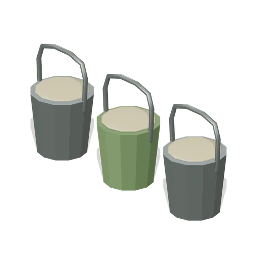 feed bucket set (Zoo and Safari Park Builder)