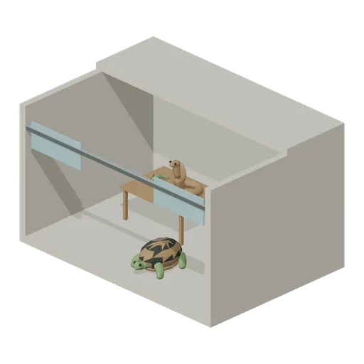 Reptile house interior (Zoo and Safari Park Builder)