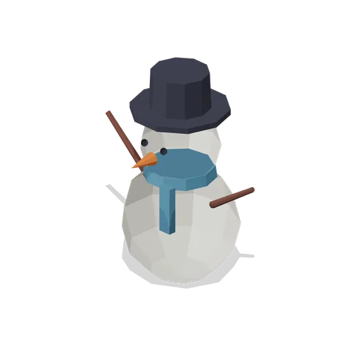 Scarfed snowman (Turning Seasons)