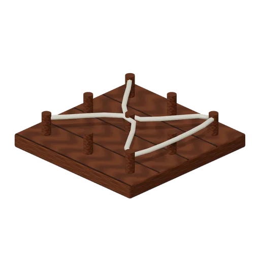 Knotting Peg Board (Primitive Crafting Workshop)