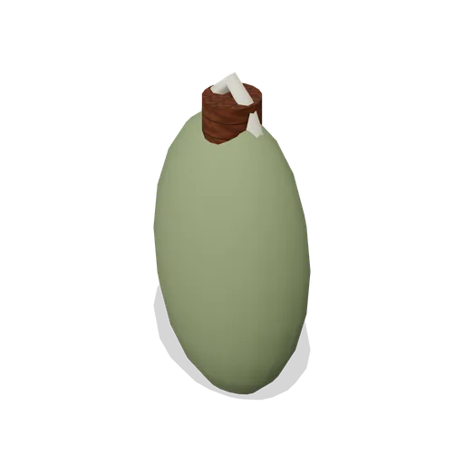 Hide Water Flask (Primitive Crafting Workshop)