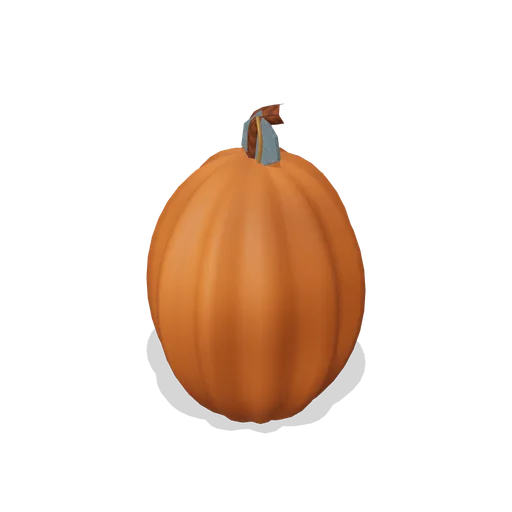 Tall ribbed harvest pumpkin (Hollowwick Halloween)