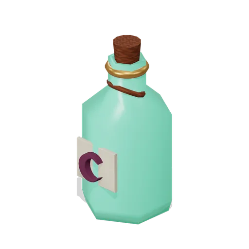 Hexagonal poison bottle (Hollowwick Halloween)