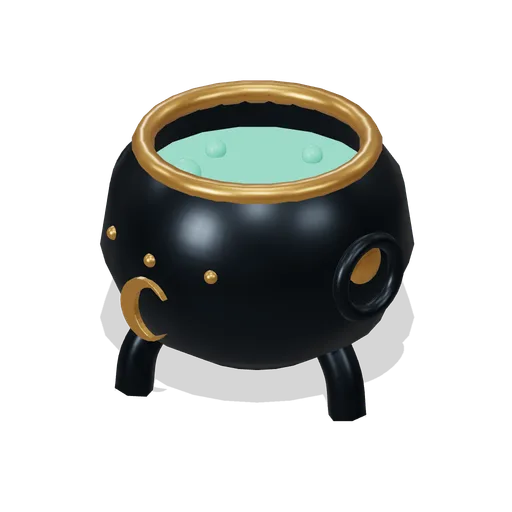 Moon-forged brewing cauldron (Hollowwick Halloween)
