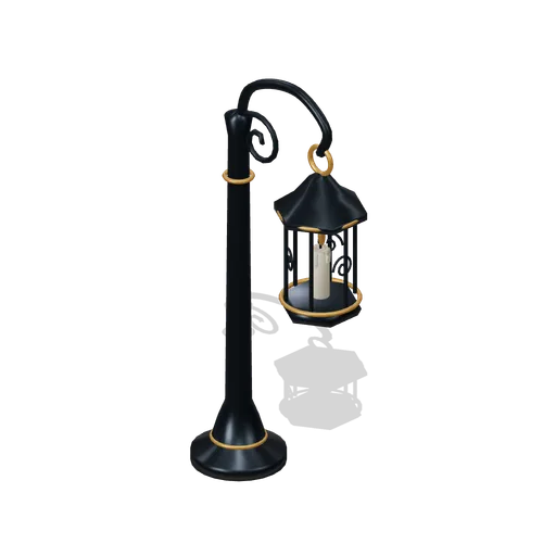 Crooked lantern post (Hollowwick Halloween)