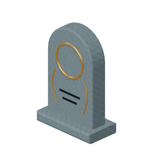 Round-arched memorial (Hollowwick Halloween)