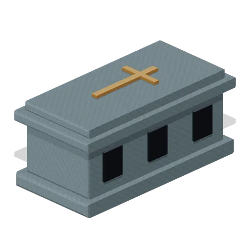 Gothic stone sarcophagus (Hollowwick Halloween)