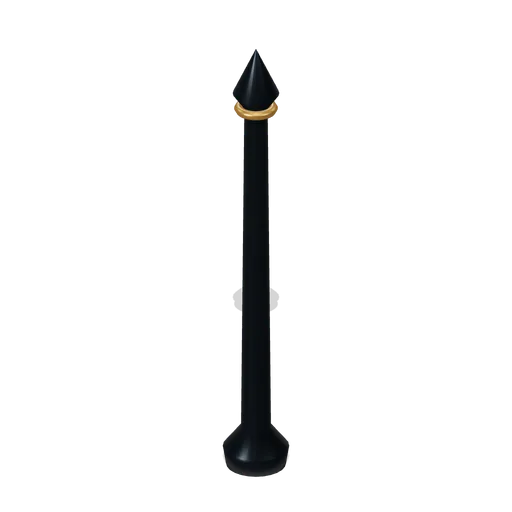 Scrollwork fence terminal (Hollowwick Halloween)