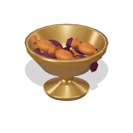 Footed Halloween candy bowl (Hollowwick Halloween)