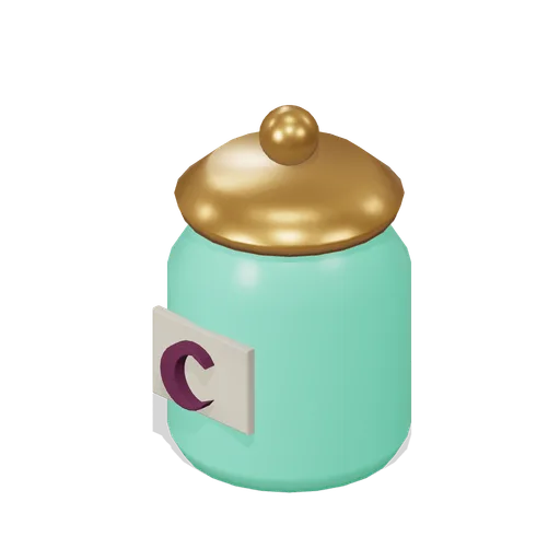 Lidded sweet jar (Hollowwick Halloween)