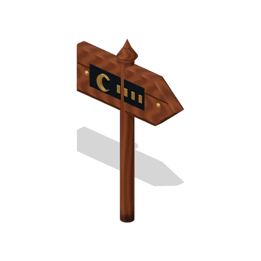 Hollowwick trail sign (Hollowwick Halloween)