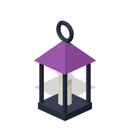 Gothic candle lantern (Moonlit Mischief: Halloween)