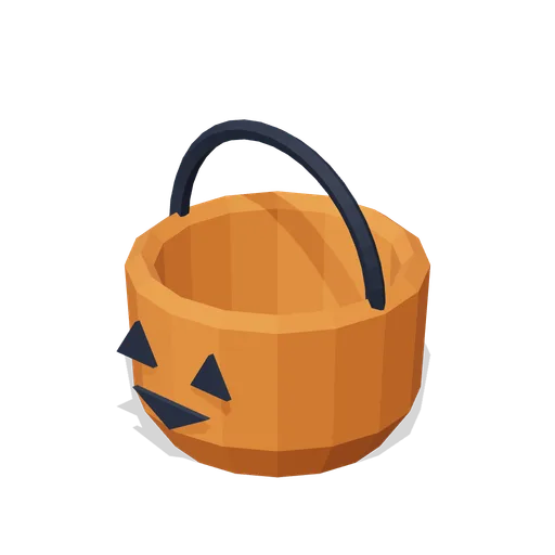 Pumpkin candy pail (Moonlit Mischief: Halloween)