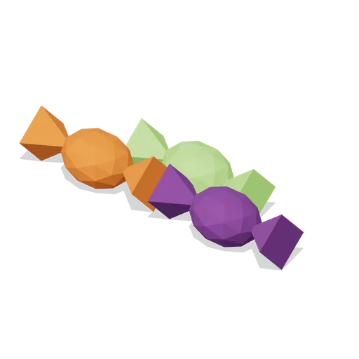 Wrapped candy scatter (Moonlit Mischief: Halloween)