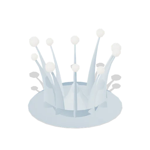 Water splash crown (VFX Mesh Library)