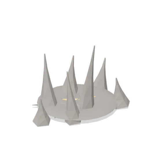 Spike eruption cluster (VFX Mesh Library)