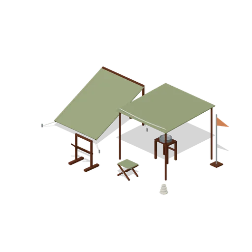 Rainy Trail Rest (First Night Survival)