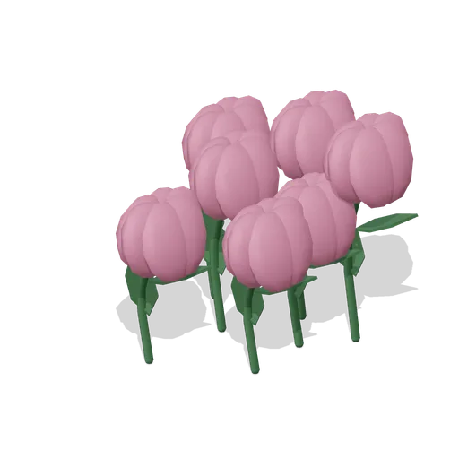 Layered tulip border (Almanac Gardens)