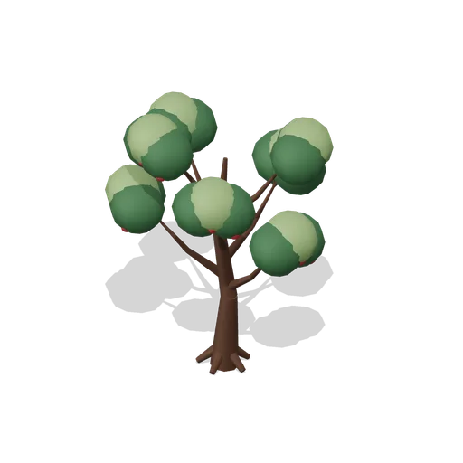 Fruiting apple tree (Almanac Gardens)