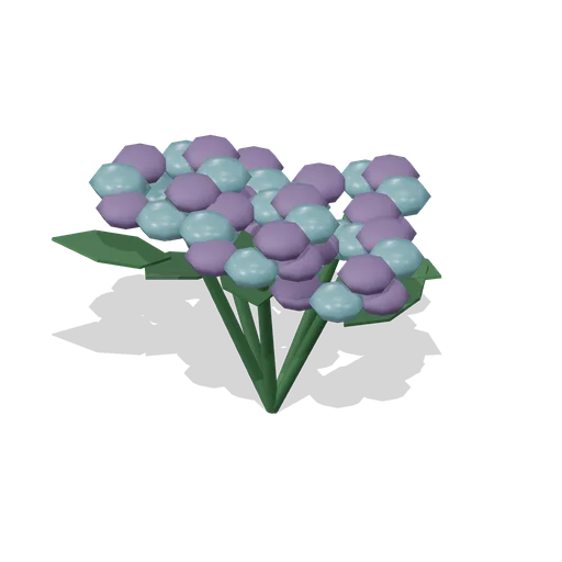 Mophead hydrangea bush (Almanac Gardens)