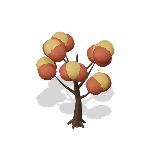 Golden autumn orchard tree (Almanac Gardens)