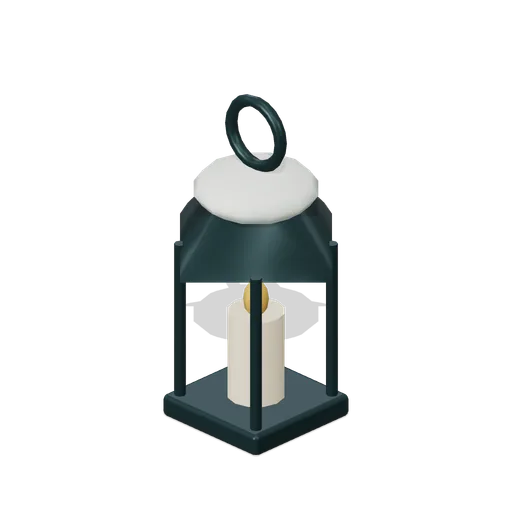 Snow-capped winter lantern (Almanac Gardens)