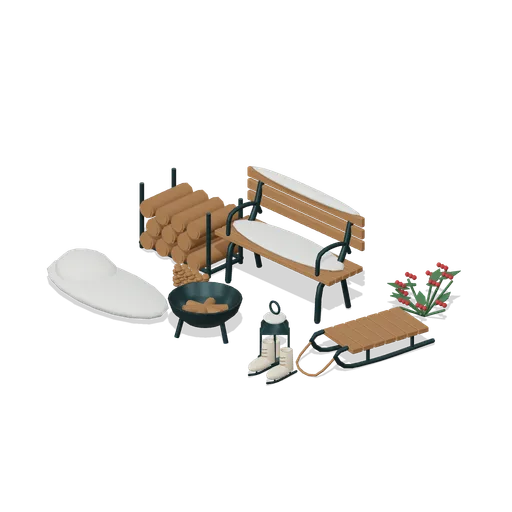 Winter / Fireside rest (Almanac Gardens)