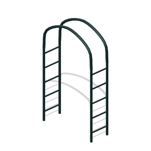 Arched garden gateway (Almanac Gardens)