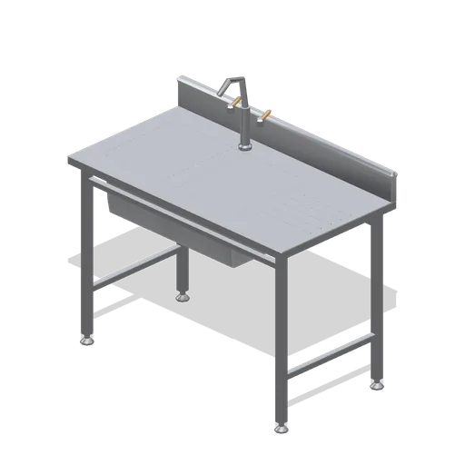 Bakery prep sink (Cafe, Bakery and Coffee Bar)