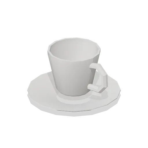 Ceramic cup and saucer (Cafe, Bakery and Coffee Bar)