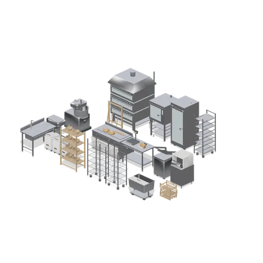 Bakery production room (Cafe, Bakery and Coffee Bar)