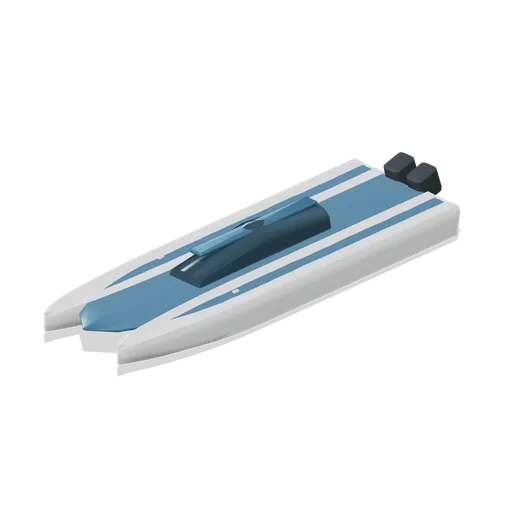 Offshore catamaran racer (Powerboat Racing and Launch Ramp)