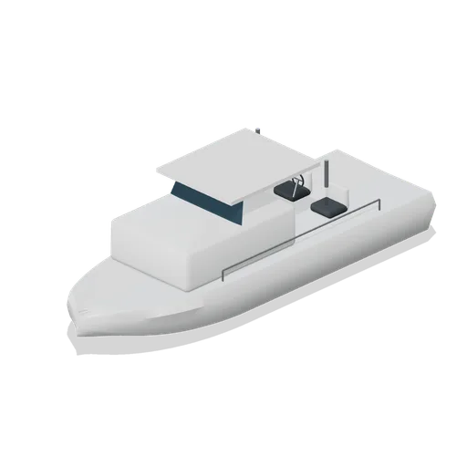 Small cabin cruiser (Powerboat Racing and Launch Ramp)