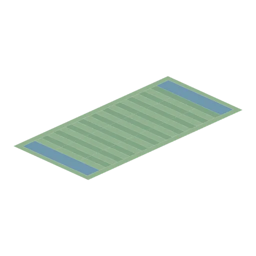Marked American football field (American Football Stadium Kit)