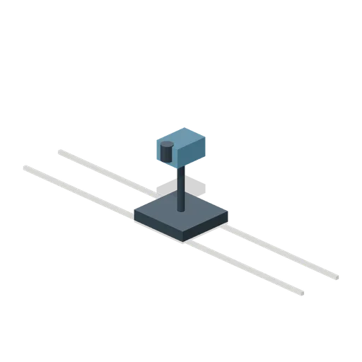 Sideline tracking camera rail (American Football Stadium Kit)