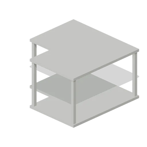 Open concourse right angle junction (American Football Stadium Kit)