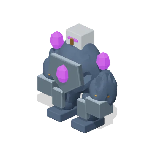 Obsidian Warden: jungle boss (Moonsteel Convergence: MOBA collection)