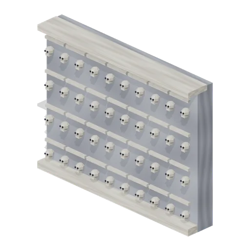 Ossuary Wall (Vampire Crypt and Gothic Cathedral)