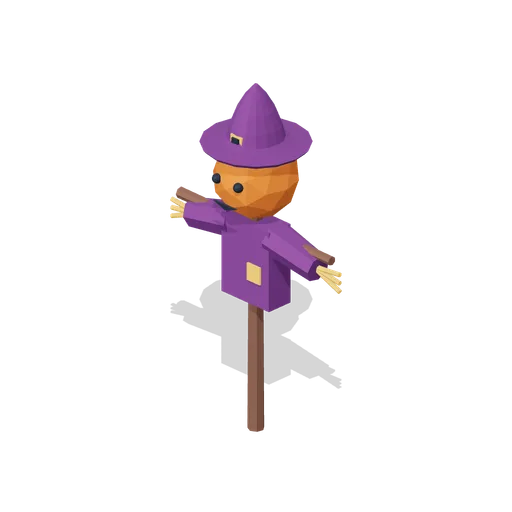 Patchwork scarecrow (Moonlit Mischief: Halloween)